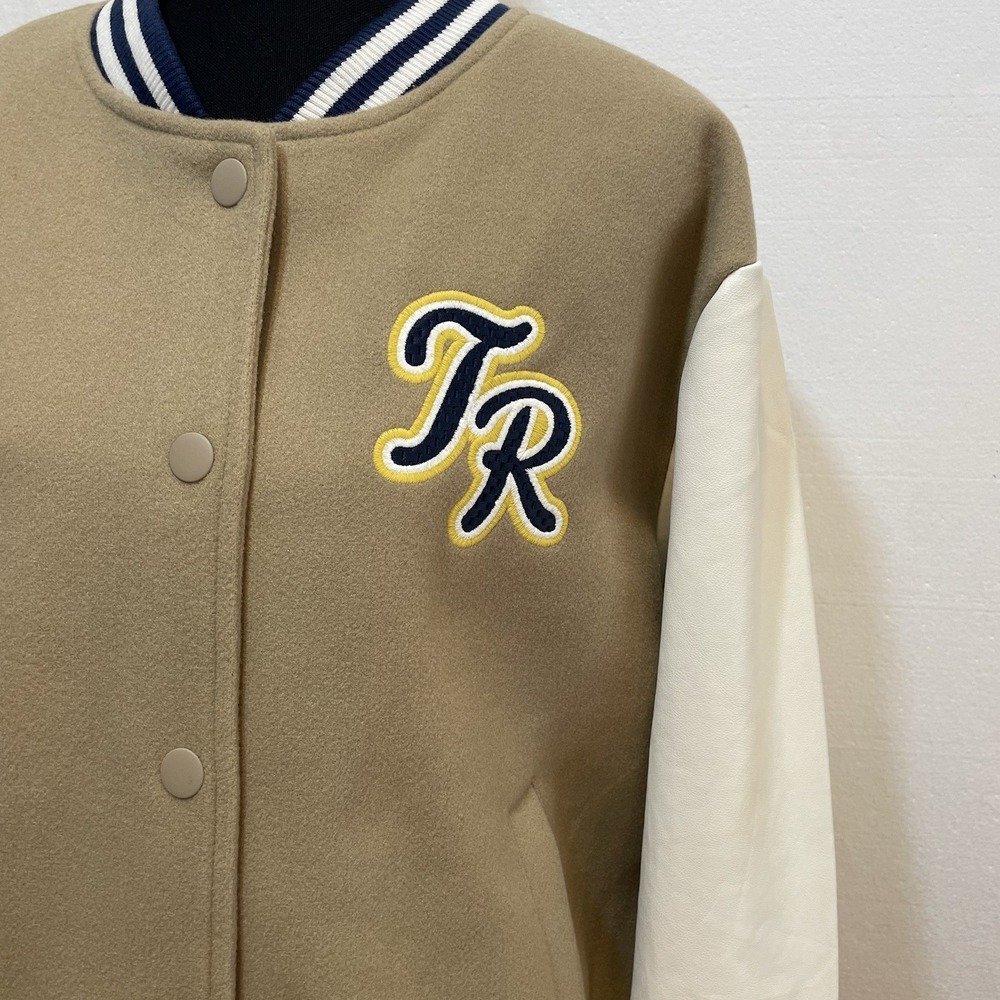 True Religion TR Script Wool Varsity Travertine/W… - image 2